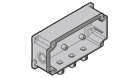 Hörmann 638197 behuizing SKS printplaat pcb.
Bottom Part Housing for SKS
Gehäuseunterteil für SKS