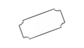 Deksel SKS-behuizing transparant dicht Hörmann deksel transparant SKS behuizing 638391 onderloopbeveiliging Housing Cover for SKS Housing Gehäusedeckel für SKS-Gehäuse Gehäuseoberteil ohne Verschraubung transparent