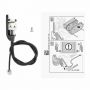 Slappe kabel schakelaarl links sensor detector Hörmann 4514090 Slack rope switch Schlaffseilschalter BR60 L beslag hardware fitting left beschlag