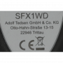 Handzender Tedsen Teletaster SFX1WD waterdicht met 1 kanaal