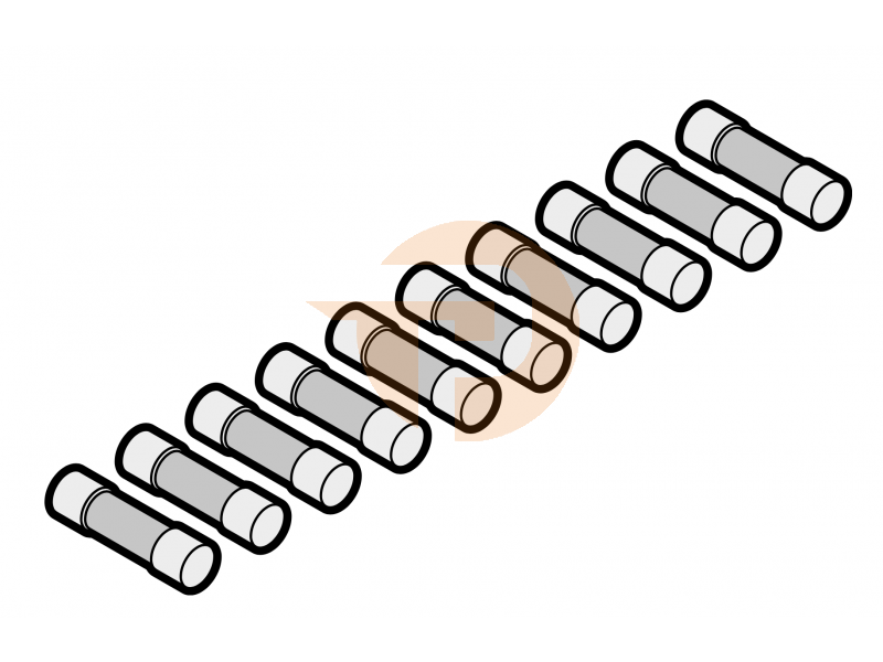 Zekeringen(Micro) 6,3A-T/H Hörmann 4xx